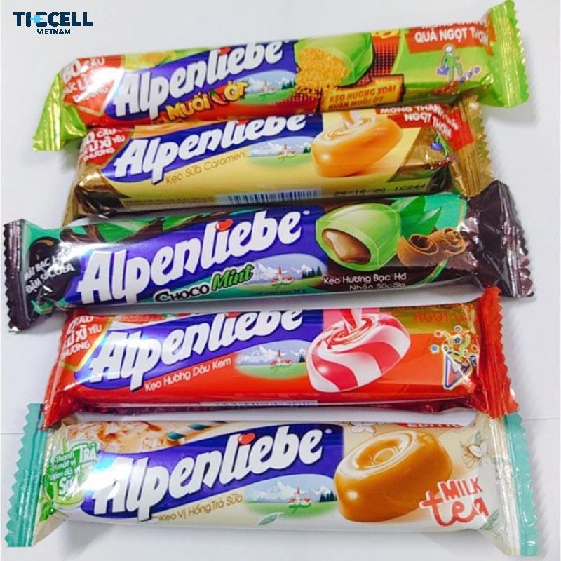 Các hương vị kẹo alpenliebe